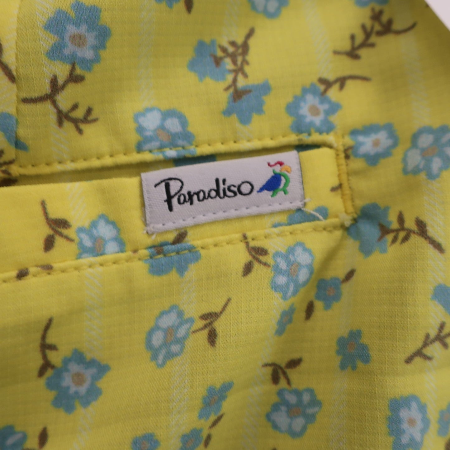 Paradiso(パラディーゾ) スカート 黄色花柄 レディース M A