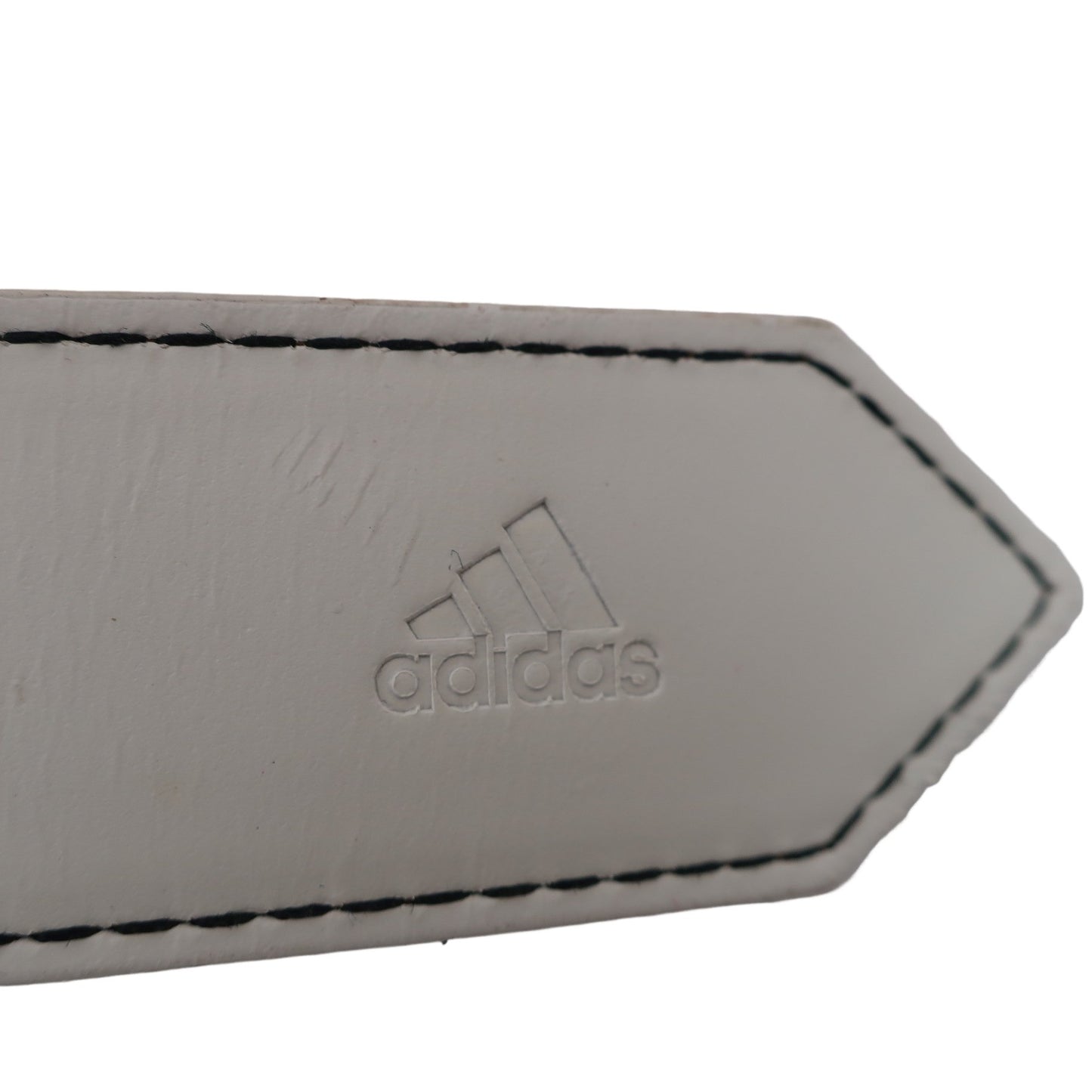 adidas(アディダス) ベルト 白ネイビーチェック メンズ フリーサイズ A