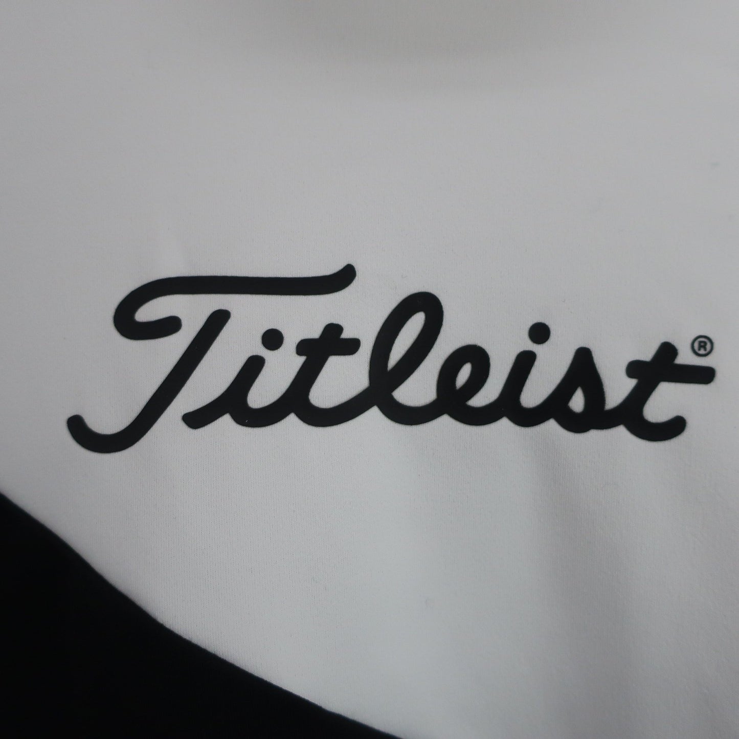 Titleist(タイトリスト) 長袖モックネックシャツ 白黒 レディース S A