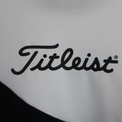 Titleist(タイトリスト) 長袖モックネックシャツ 白黒 レディース S A