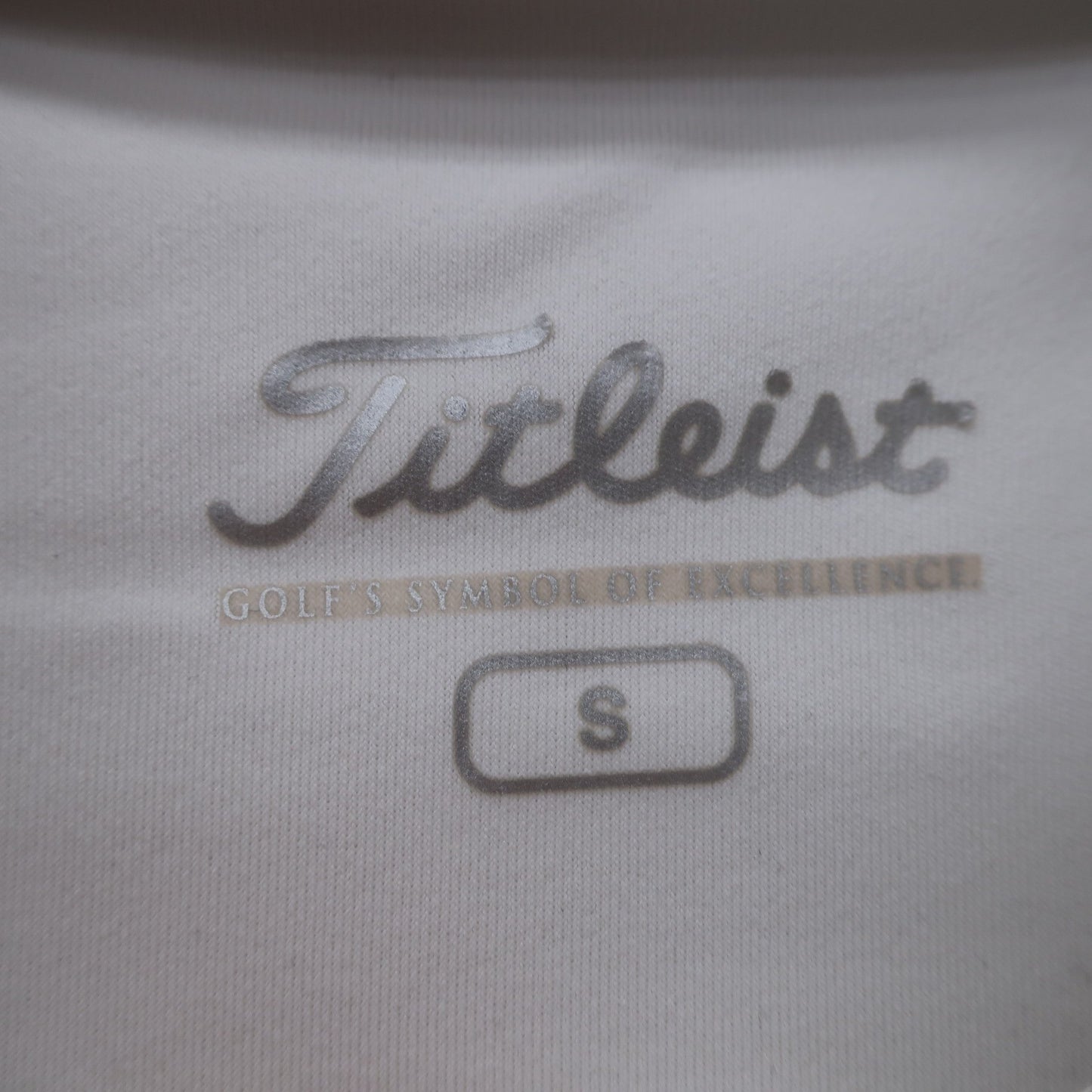 Titleist(タイトリスト) 長袖モックネックシャツ 白黒 レディース S A