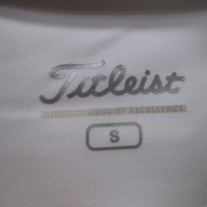Titleist(タイトリスト) 長袖モックネックシャツ 白黒 レディース S A
