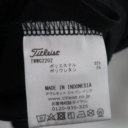 Titleist(タイトリスト) 長袖モックネックシャツ 白黒 レディース S A