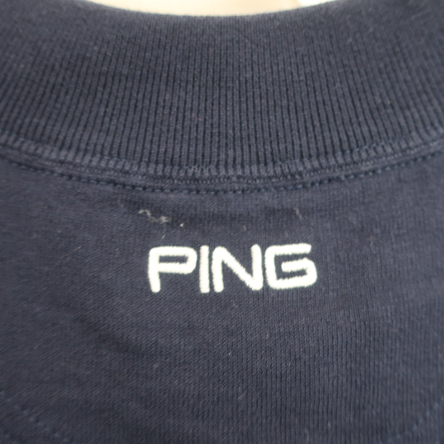 PING(ピン) 半袖モックネックシャツ ネイビー レディース M 622-2175301 A