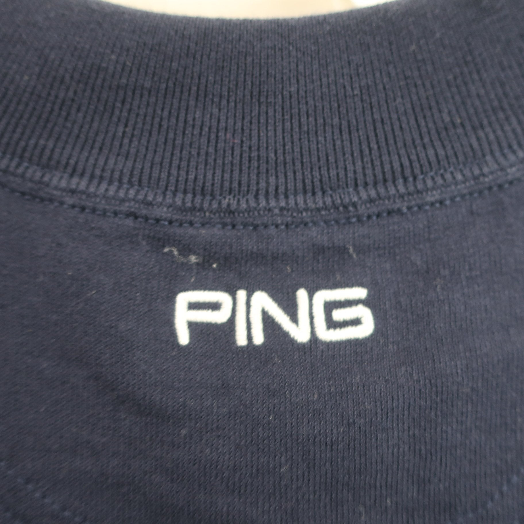 PING(ピン) 半袖モックネックシャツ ネイビー レディース M 622-2175301 A