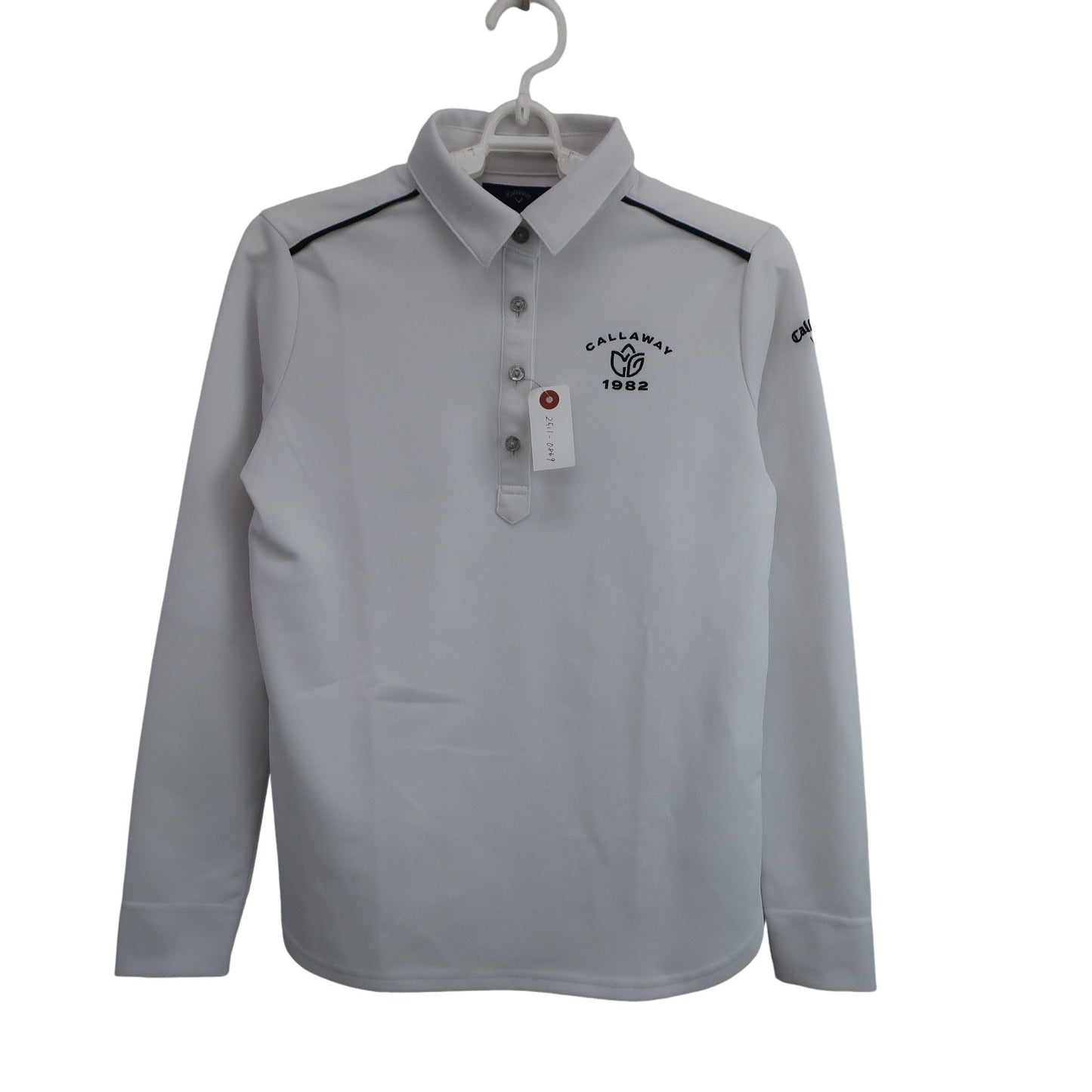 Callaway(キャロウェイ) 長袖ポロシャツ 白 レディース S C22133200 A