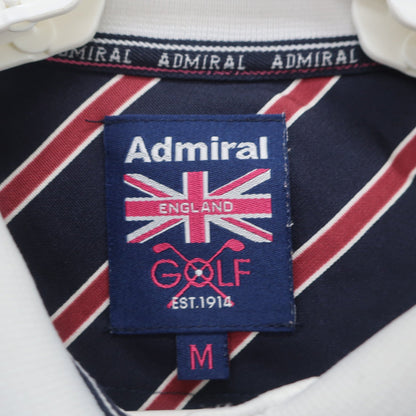 Admiral(アドミラル) 長袖ポロシャツ 白 レディース M B