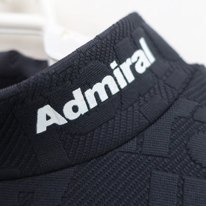 Admiral(アドミラル) 長袖モックネックシャツ 黒 レディース M A