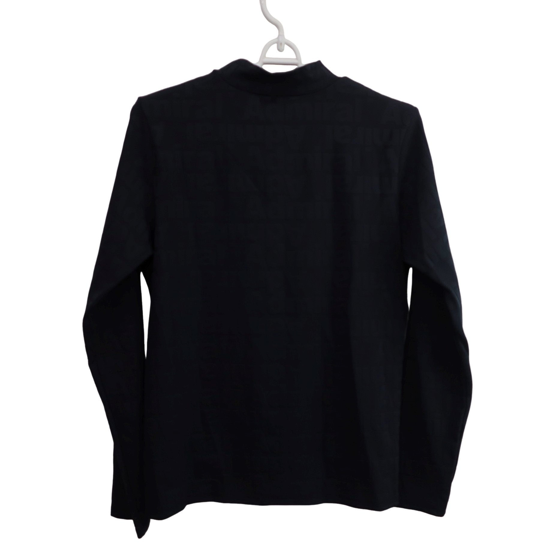 Admiral(アドミラル) 長袖モックネックシャツ 黒 レディース M A