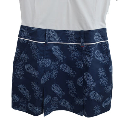 TOMMY HILFIGER GOLF(トミーヒルフィガーゴルフ) ワンピース 白ネイビー レディース S B