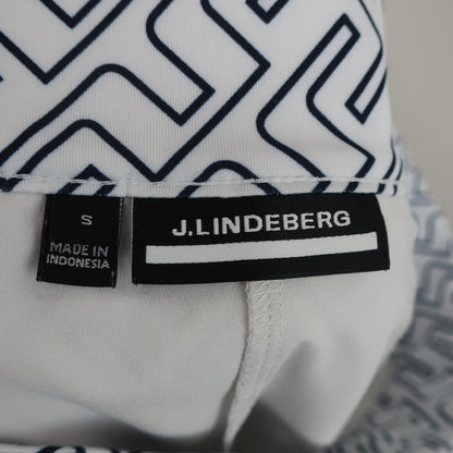 J.LINDEBERG(ジェイ リンドバーグ) スカート 白ネイビー総柄 レディース S B