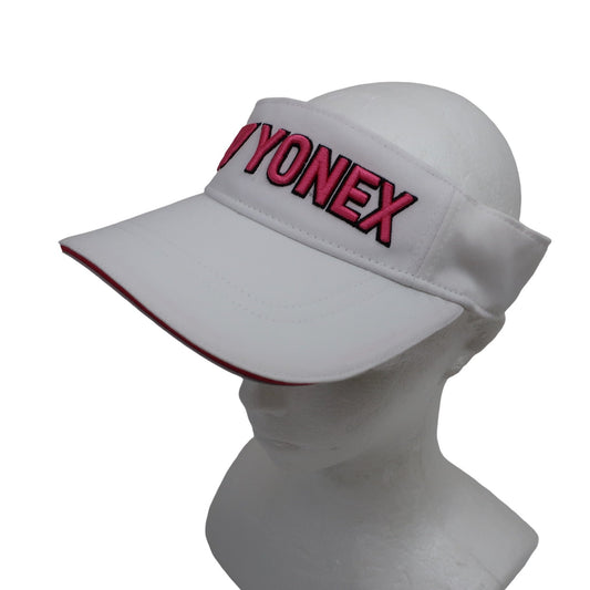 YONEX(ヨネックス) サンバイザー 白ピンク レディース フリーサイズ A