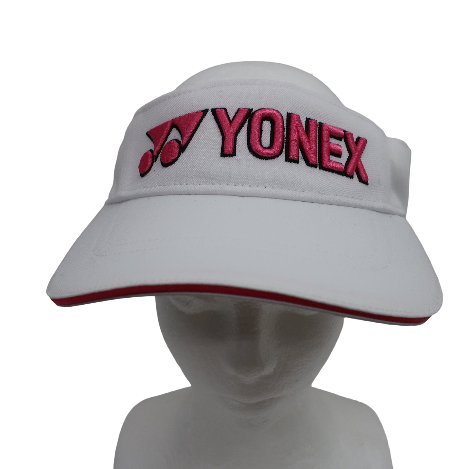 YONEX(ヨネックス) サンバイザー 白ピンク レディース フリーサイズ A