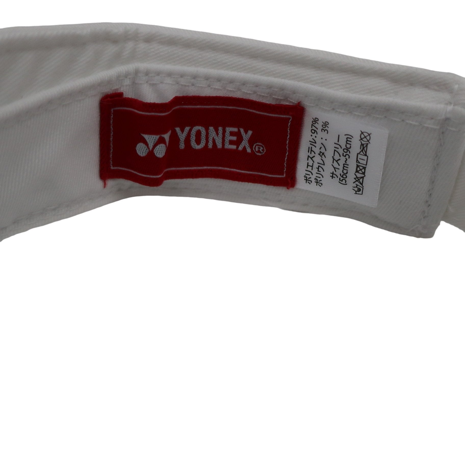YONEX(ヨネックス) サンバイザー 白ピンク レディース フリーサイズ A