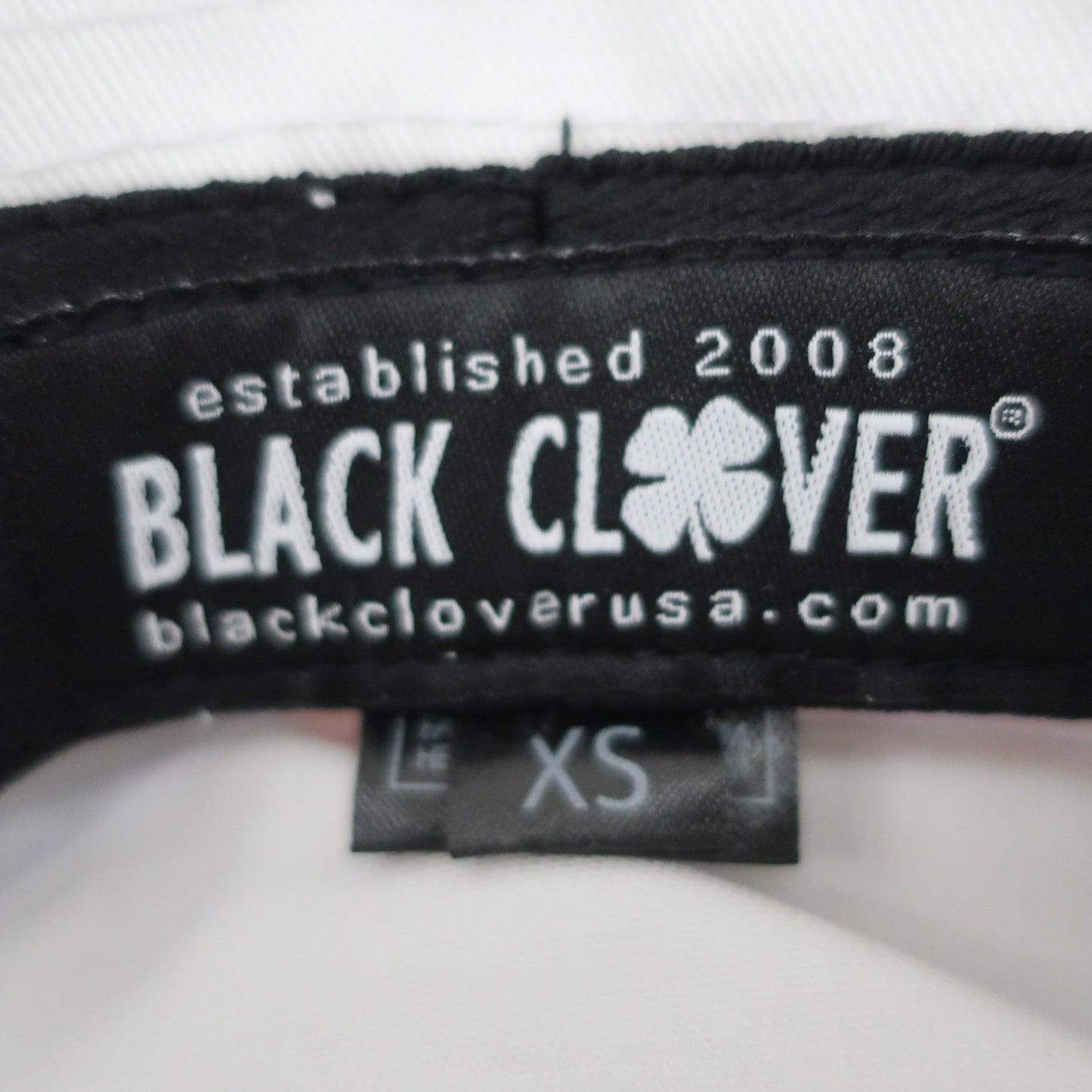 BLACK CLOVER ハット 白 レディース フリーサイズ N