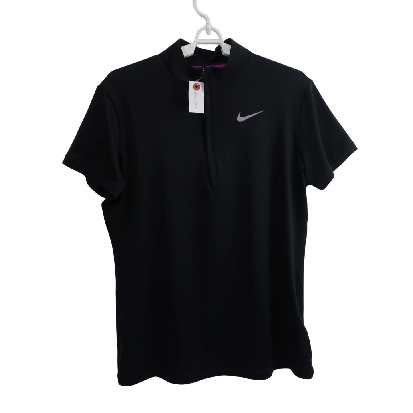 NIKE GOLF(ナイキゴルフ) ハーフジップシャツ 黒 レディース XL A