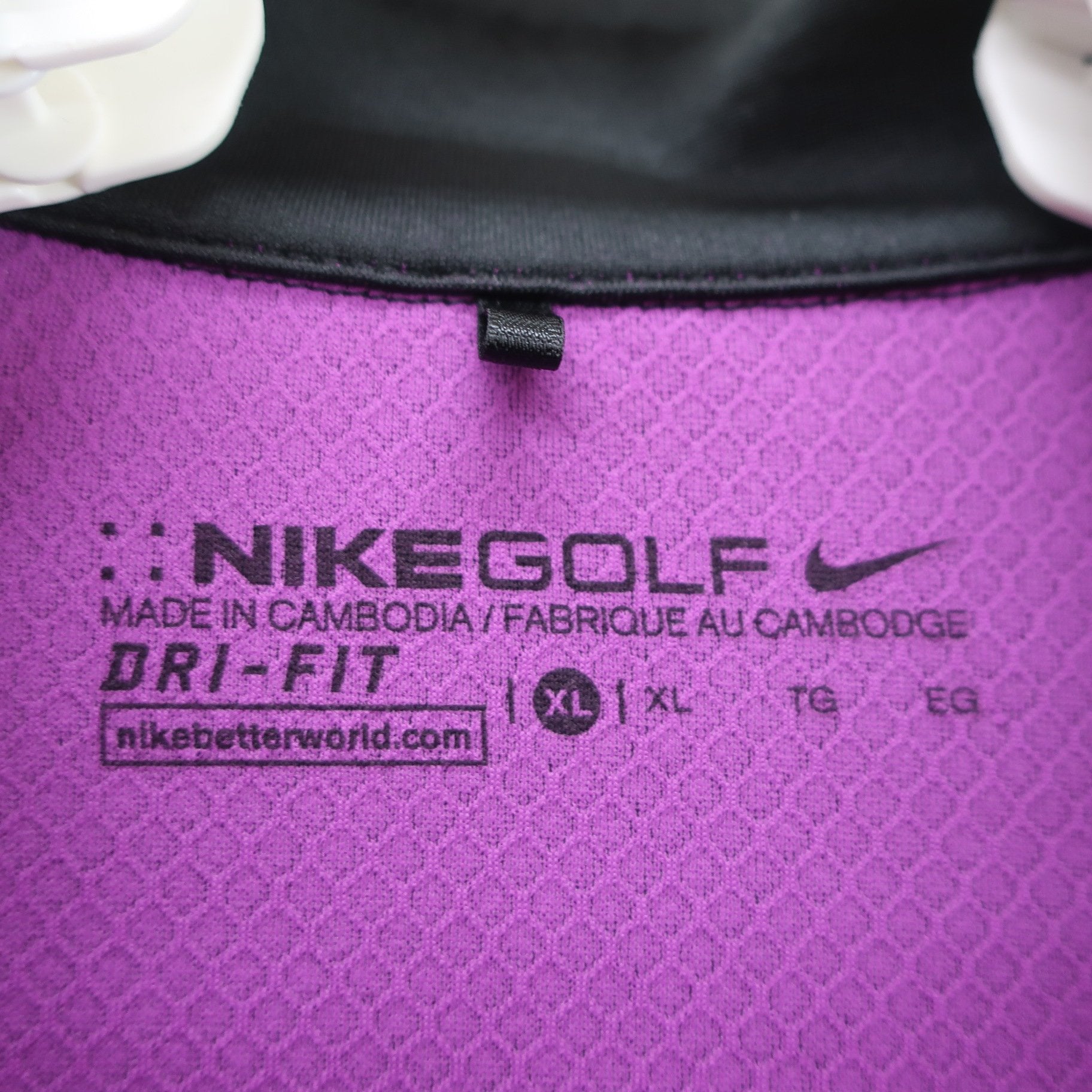 NIKE GOLF(ナイキゴルフ) ハーフジップシャツ 黒 レディース XL A