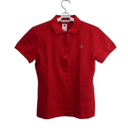 LACOSTE(ラコステ) ポロシャツ 赤 レディース 40 A