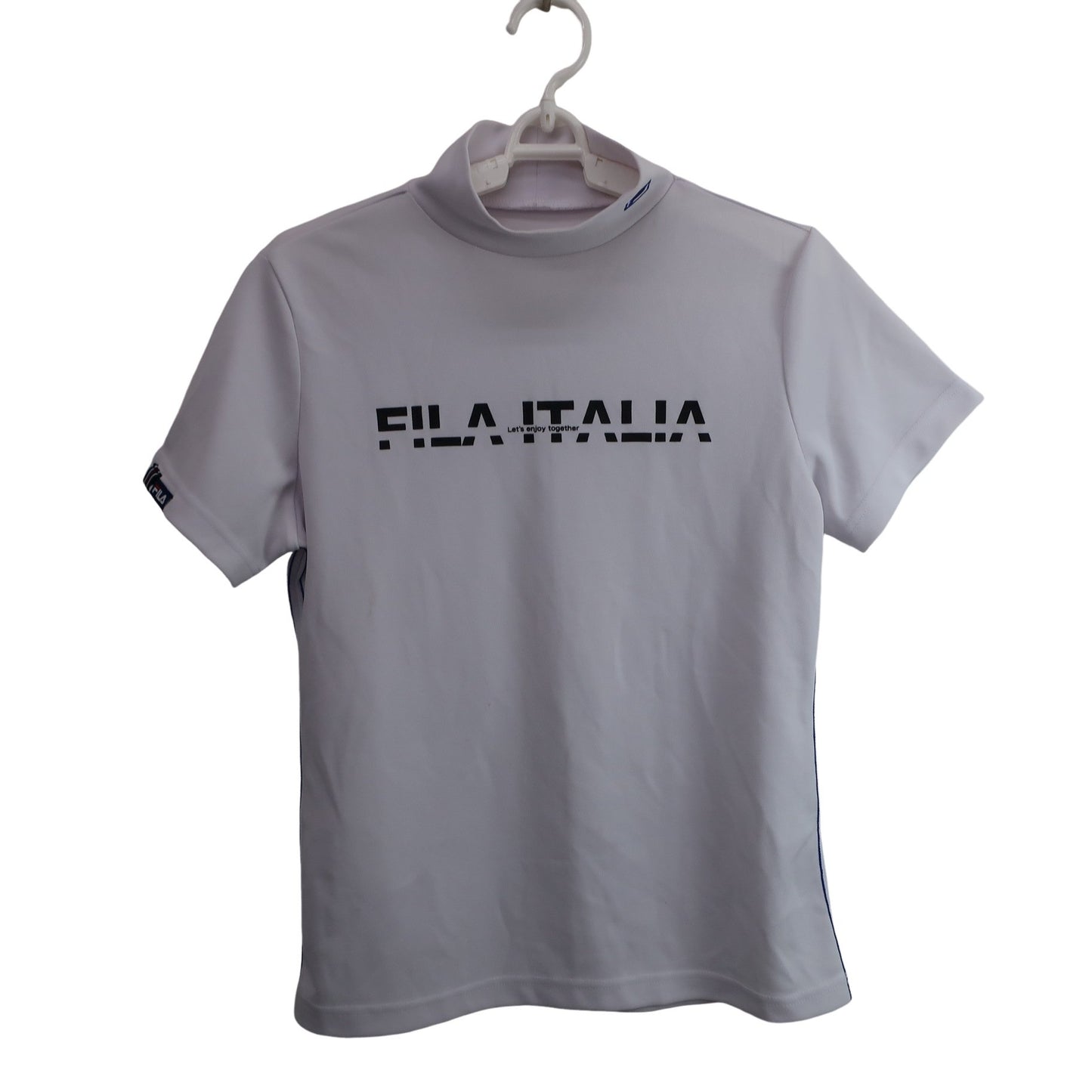 FILA GOLF(フィラゴルフ) 半袖モックネックシャツ 白 レディース L B