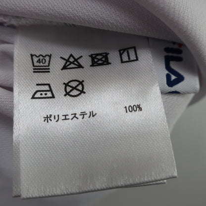 FILA GOLF(フィラゴルフ) 半袖モックネックシャツ 白 レディース L B