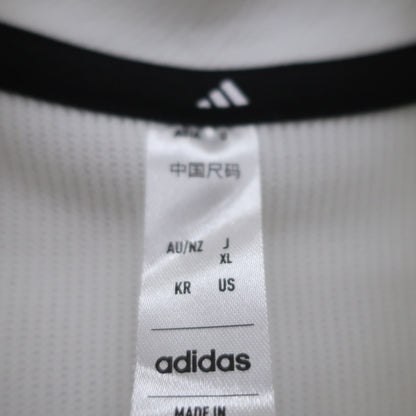 adidas(アディダス) 半袖モックネックシャツ 白 レディース XL A