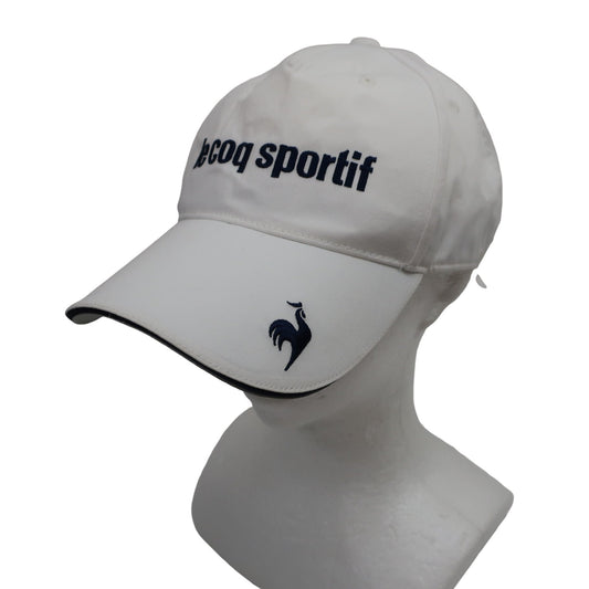 le coq sportif(ルコックスポルティフ) キャップ 白 レディース フリーサイズ B