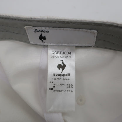 le coq sportif(ルコックスポルティフ) キャップ 白 レディース フリーサイズ B