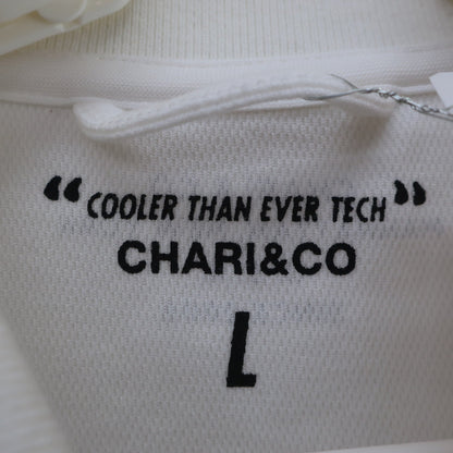 CHARI&CO 長袖ポロシャツ 白 メンズ L A