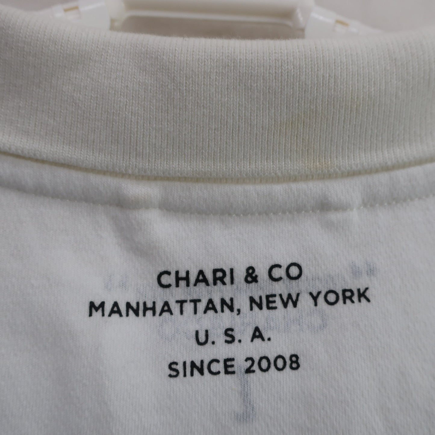 CHARI&CO 長袖ポロシャツ 白 メンズ L A