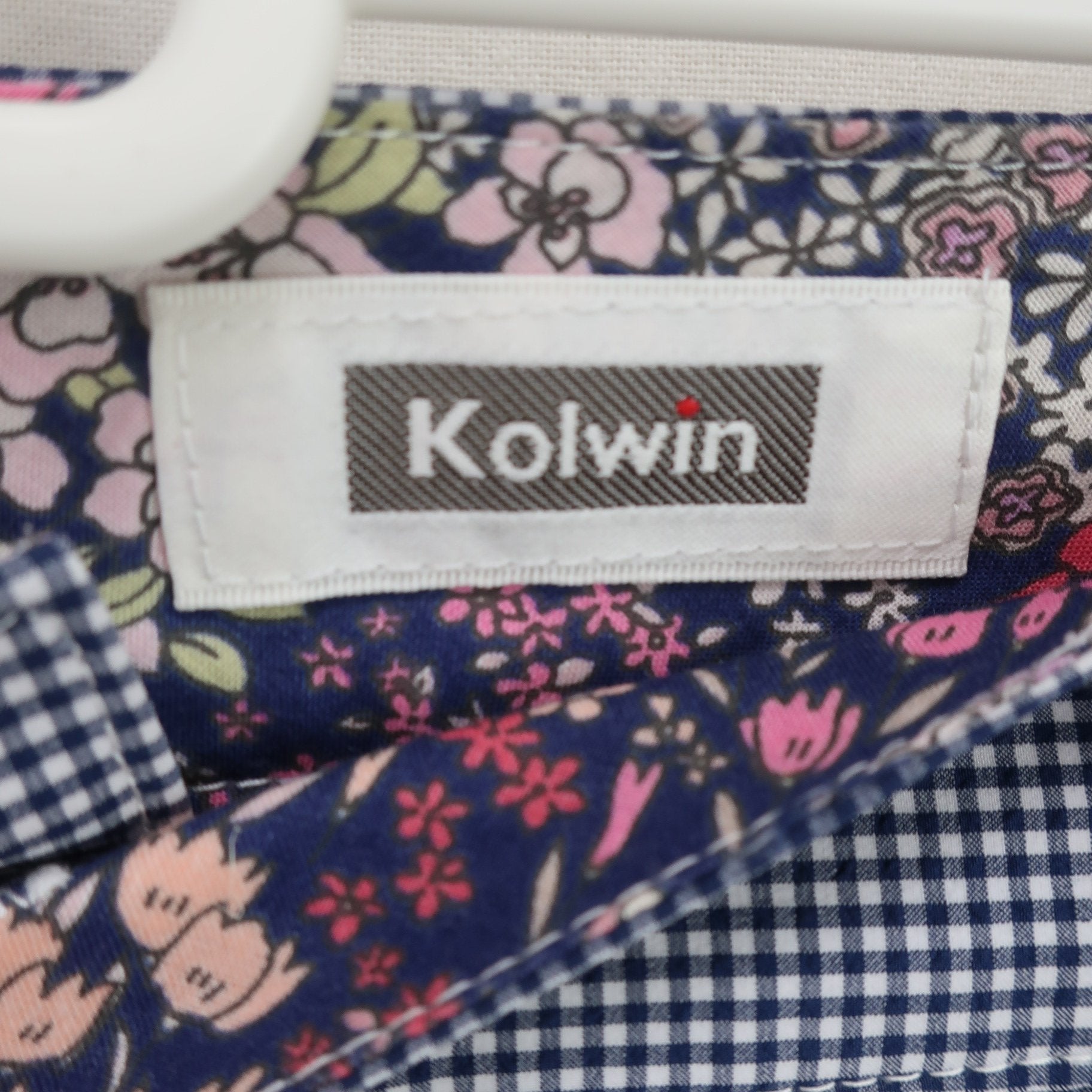 Kolwin(コルウィン) パンツ 白紺チェック レディース 13 A