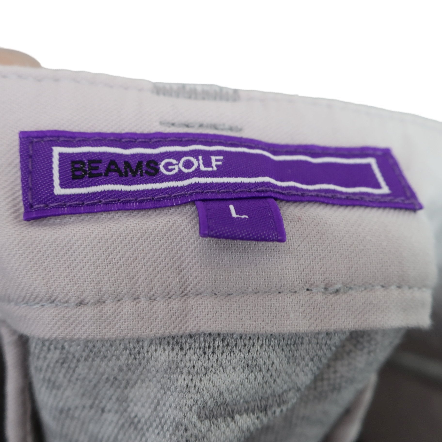 BEAMS GOLF(ビームスゴルフ) スカート 白グレーアーガイル柄 レディース L A