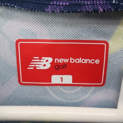 New Balance golf(ニューバランスゴルフ) 半袖モックネックシャツ ネイビー レディース 1 012-3166607 A