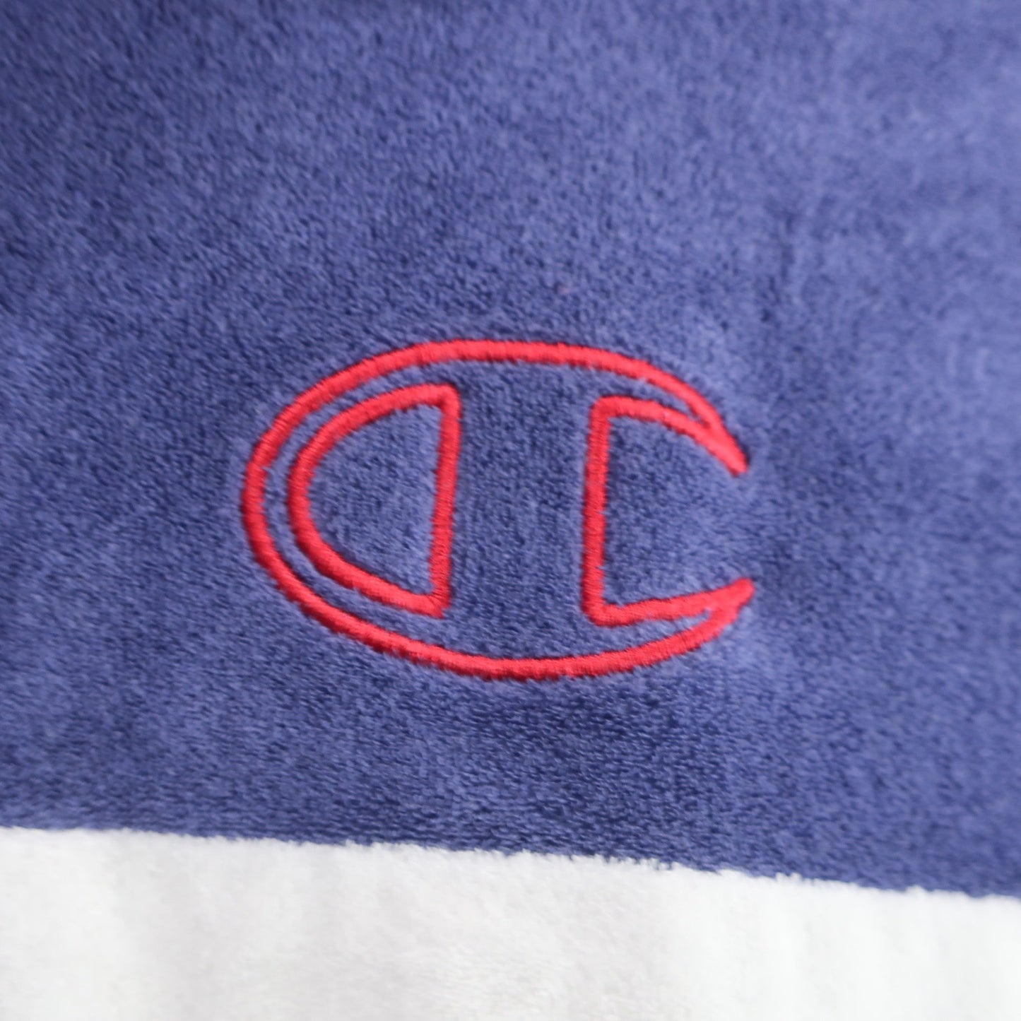 Champion(チャンピオン) ポロシャツ 青白 レディース SMALL A