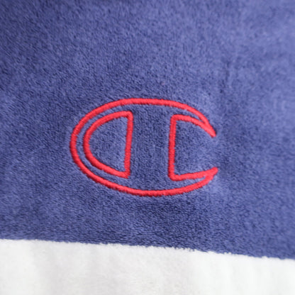 Champion(チャンピオン) ポロシャツ 青白 レディース SMALL A