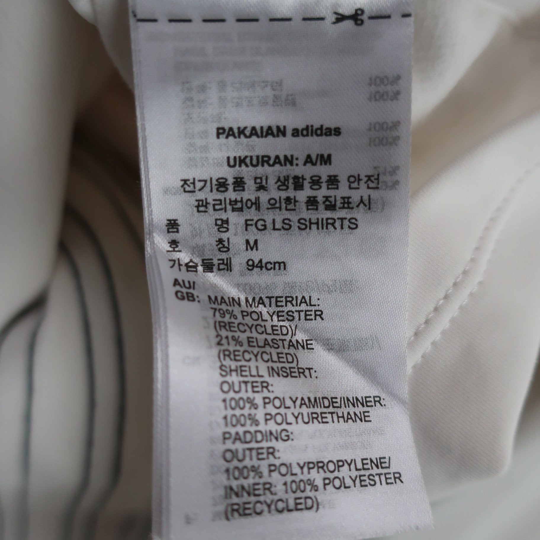 adidas(アディダス) ハイネックシャツ 白 レディース L A