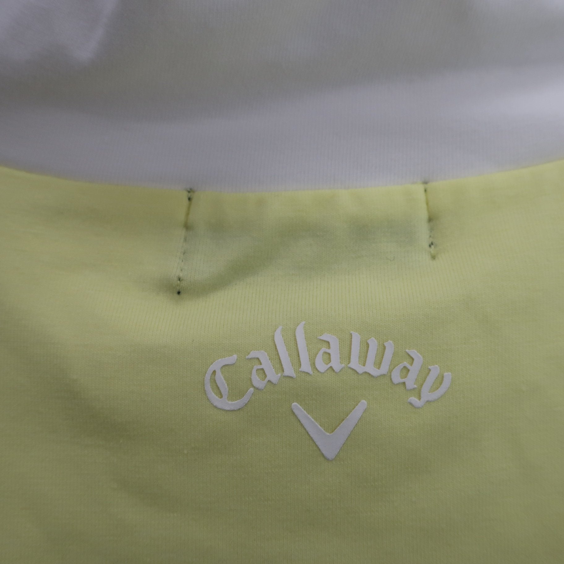 Callaway(キャロウェイ) 半袖モックネックシャツ 黄色 レディース M C25134203 N