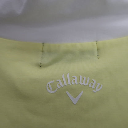 Callaway(キャロウェイ) 半袖モックネックシャツ 黄色 レディース M C25134203 N