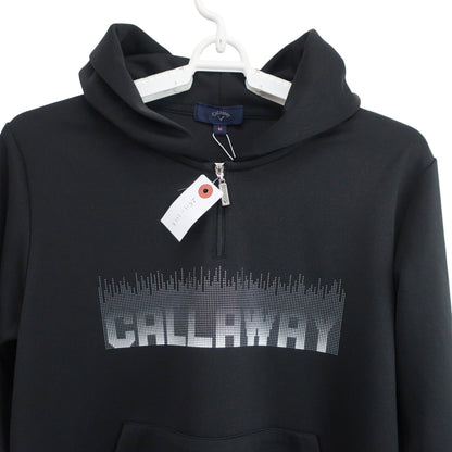 Callaway(キャロウェイ) ハーフジップパーカー 黒 レディース M C24217200 N
