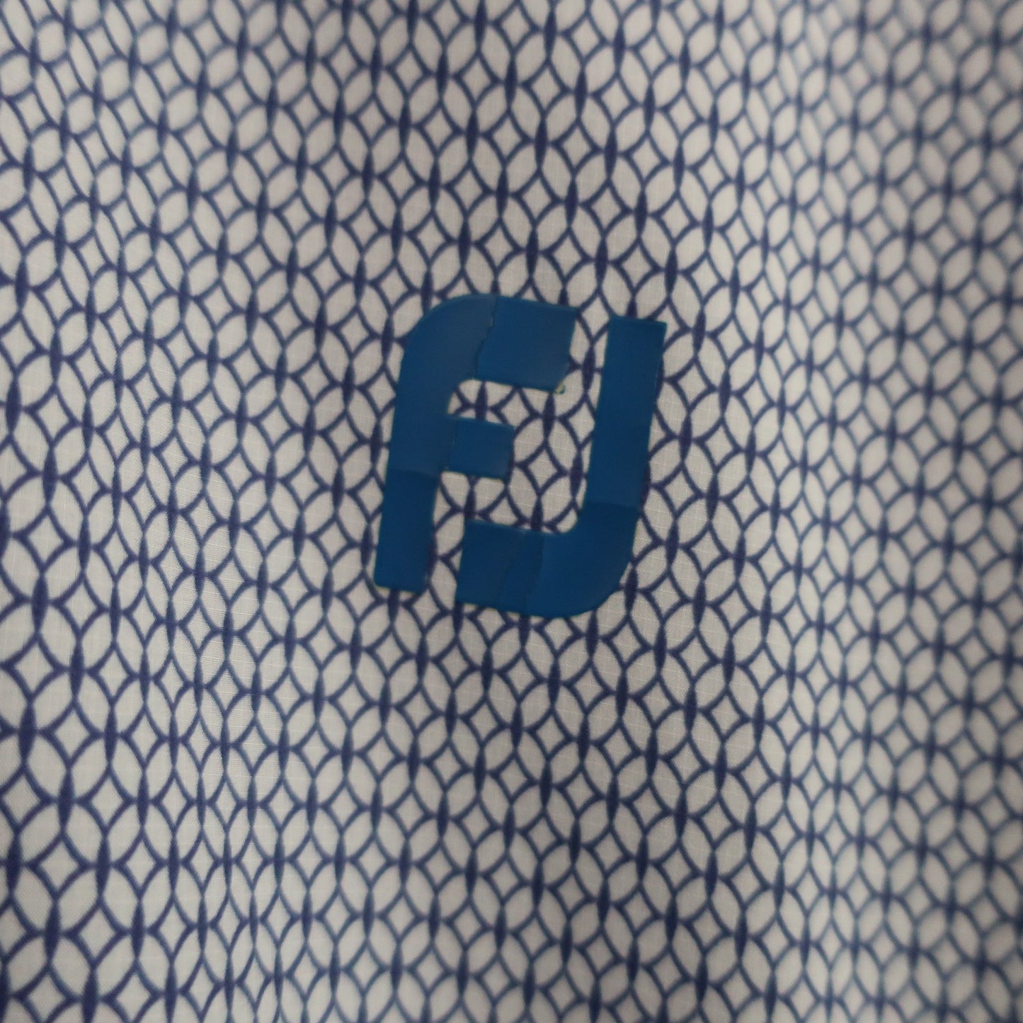 FOOTJOY(フットジョイ) 半袖ナイロンパーカー 青系総柄 メンズ M B