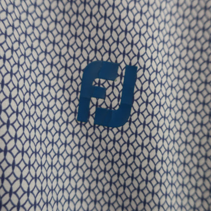 FOOTJOY(フットジョイ) 半袖ナイロンパーカー 青系総柄 メンズ M B