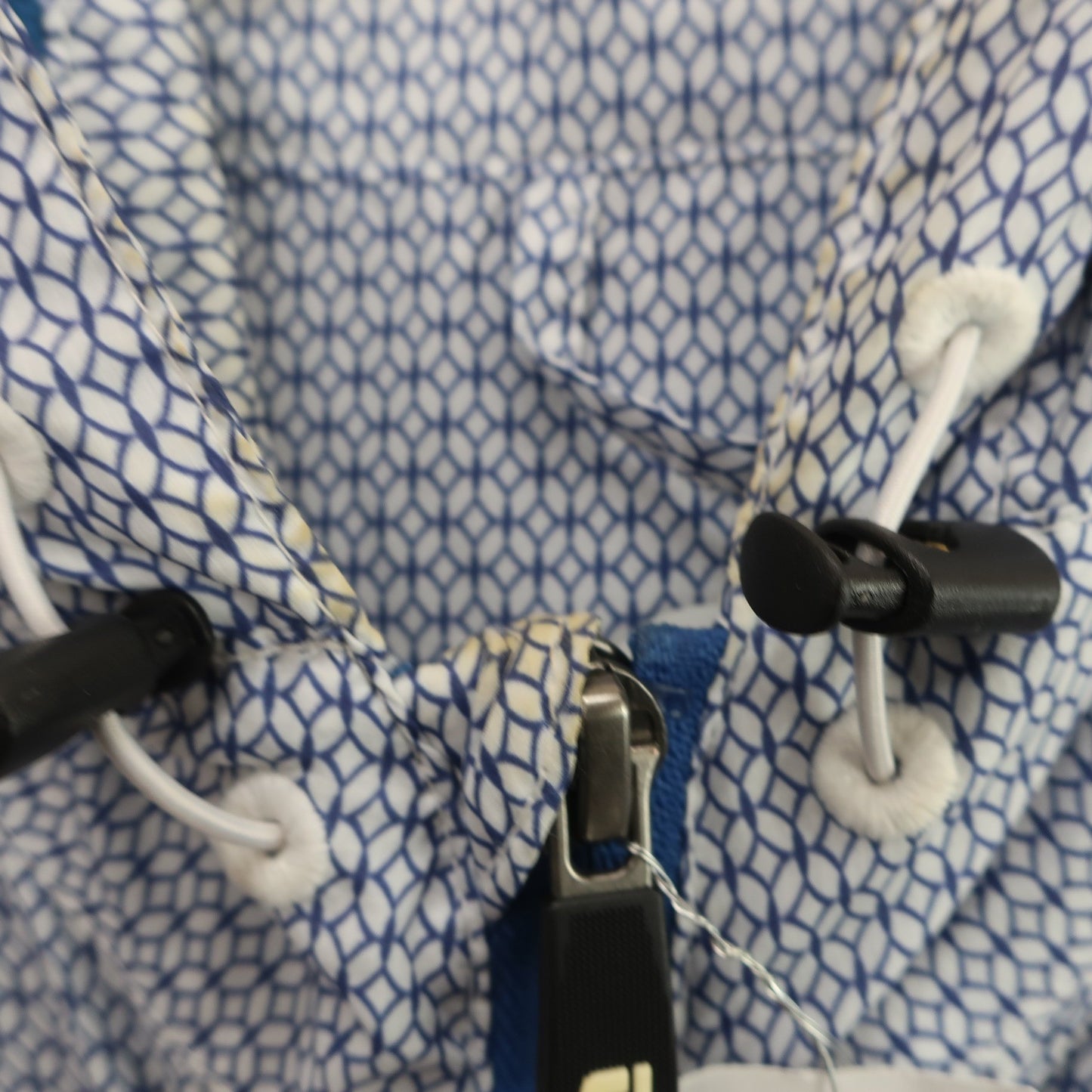 FOOTJOY(フットジョイ) 半袖ナイロンパーカー 青系総柄 メンズ M B