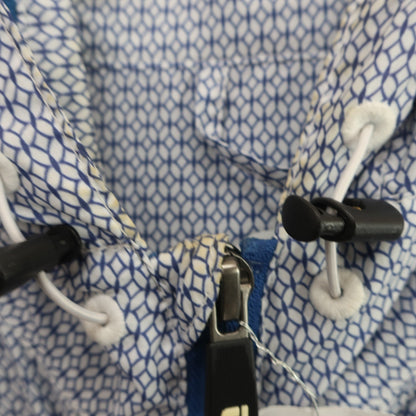 FOOTJOY(フットジョイ) 半袖ナイロンパーカー 青系総柄 メンズ M B