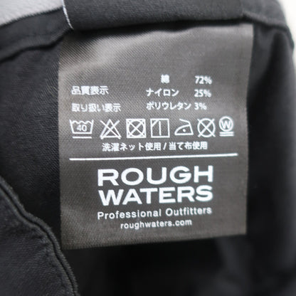 ROUGH WATER パンツ 黒 メンズ 35 A