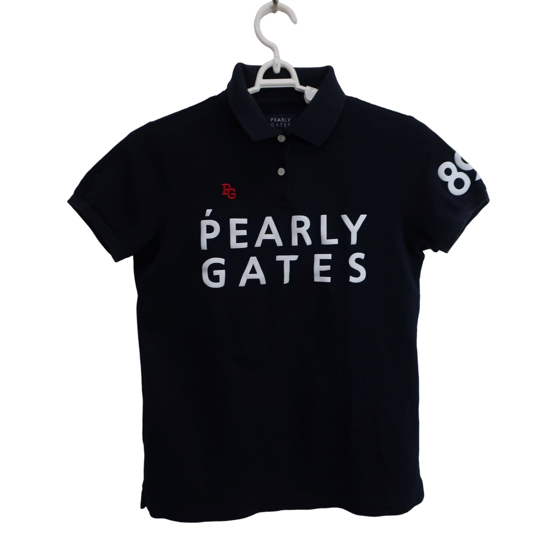 PEARLY GATES(パーリーゲイツ) 半袖ポロシャツ ネイビー レディース 0 055-1260654 B