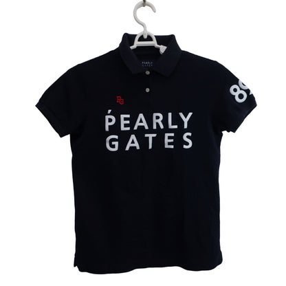 PEARLY GATES(パーリーゲイツ) 半袖ポロシャツ ネイビー レディース 0 055-1260654 B