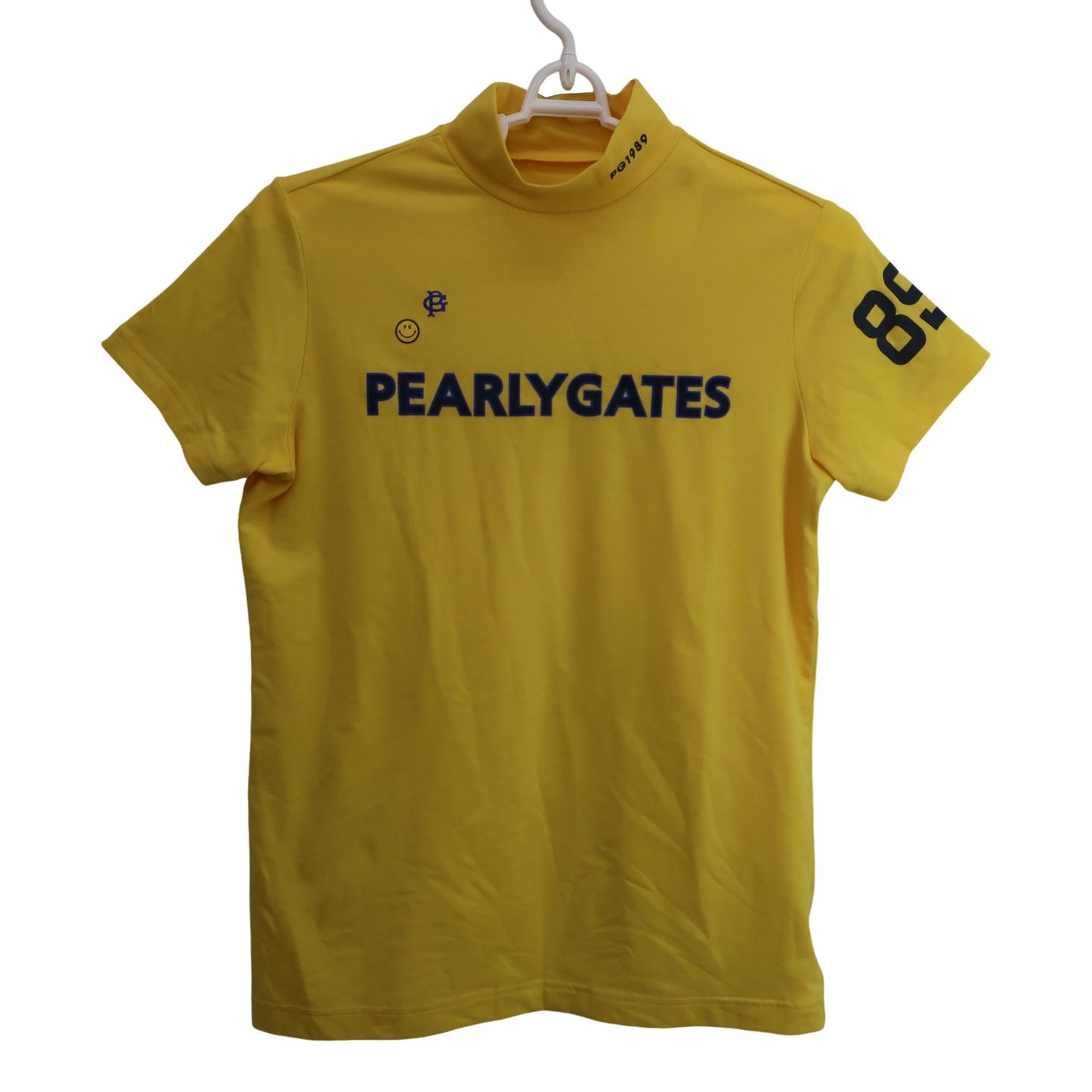 PEARLY GATES(パーリーゲイツ) 半袖モックネックシャツ 黄色 レディース 1 055-0267692 A