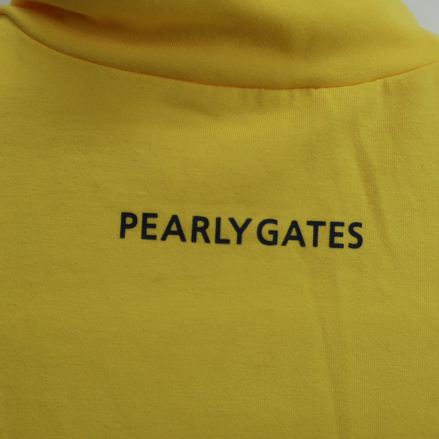 PEARLY GATES(パーリーゲイツ) 半袖モックネックシャツ 黄色 レディース 1 055-0267692 A