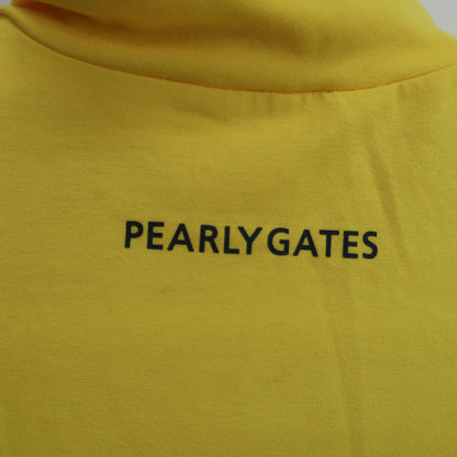 PEARLY GATES(パーリーゲイツ) 半袖モックネックシャツ 黄色 レディース 1 055-0267692 A