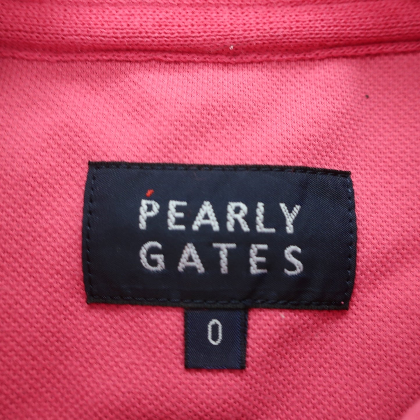 PEARLY GATES(パーリーゲイツ) ノースリーブポロシャツ ピンク レディース 0 055-0160412 A
