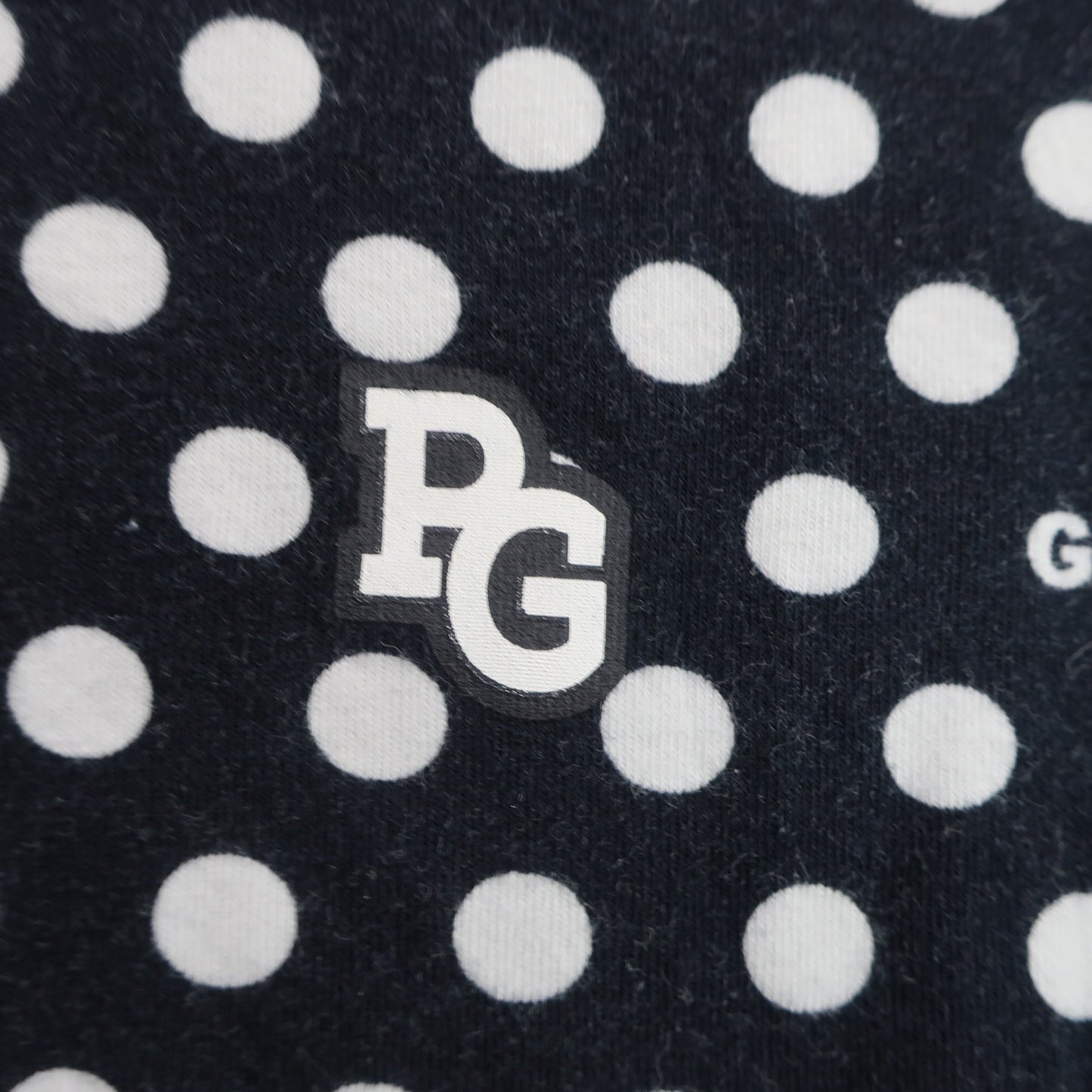 PEARLY GATES(パーリーゲイツ) ハイネックシャツ ネイビー白ドット柄 レディース 1 055-2266106 B